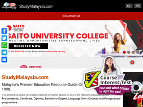 'studymalaysia.com' screenshot