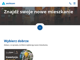 'archicom.pl' screenshot