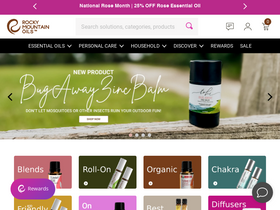 'rockymountainoils.com' screenshot