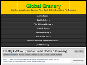 'globalgranary.life' screenshot