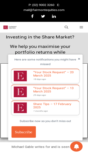 fairmontequities.com