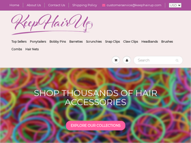 keephairup.com homepage screenshot