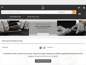 'hasznaltalma.hu' screenshot