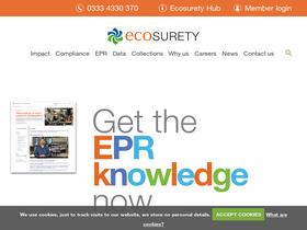'ecosurety.com' screenshot