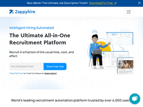 'zappyhire.com' screenshot