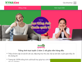 'kynaforkids.vn' screenshot