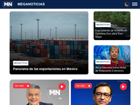 'meganoticias.mx' screenshot