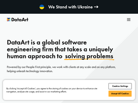 'dataart.com' screenshot