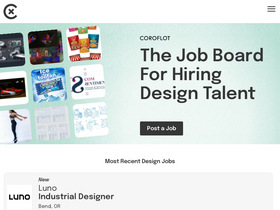 'coroflot.com' screenshot