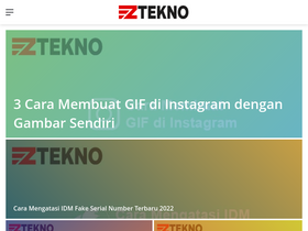 'eztekno.com' screenshot