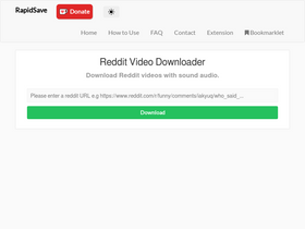 'redditsave.com' screenshot