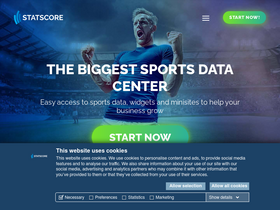 'statscore.com' screenshot