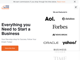 'stepbystepbusiness.com' screenshot