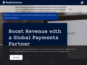 'braintreepayments.com' screenshot