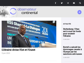 'observateurcontinental.fr' screenshot
