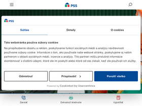 'pss.sk' screenshot