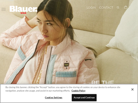 'blauerusa.com' screenshot