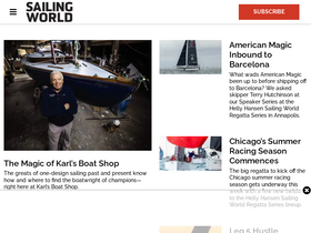 'sailingworld.com' screenshot
