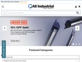 'allindustrial.com' screenshot
