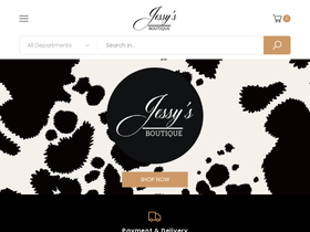 jessysboutique.com homepage screenshot
