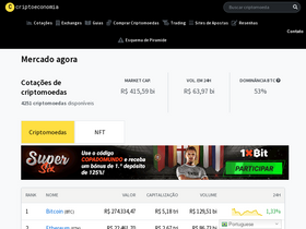 'criptoeconomia.com.br' screenshot