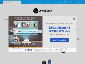 'any-cast.com' screenshot