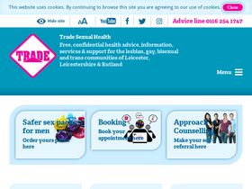 'tradesexualhealth.com' screenshot