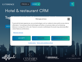 'experience-hotel.com' screenshot