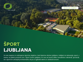 'sport-ljubljana.si' screenshot