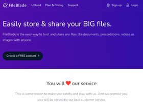 'fileblade.com' screenshot