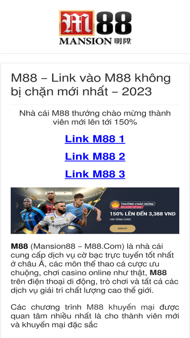 link m88 moi nhat