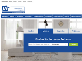 '1a-immobilienmarkt.de' screenshot