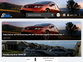 '8thcivic.com' screenshot