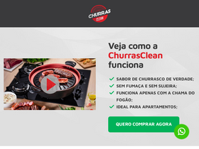 'churrasclean.com' screenshot