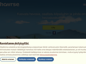 'howrse.fi' screenshot