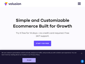 'volusion.com' screenshot