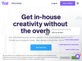 'penji.co' screenshot