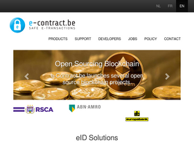 'e-contract.be' screenshot