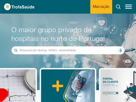 'trofasaude.pt' screenshot