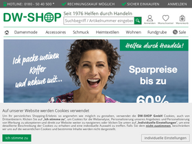 'dw-shop.de' screenshot