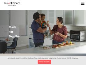 'instantbrands.com' screenshot