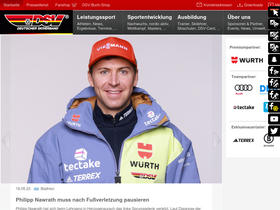 'deutscherskiverband.de' screenshot