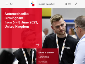 'messefrankfurt.com' screenshot
