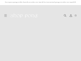 shoppond.com.au homepage screenshot