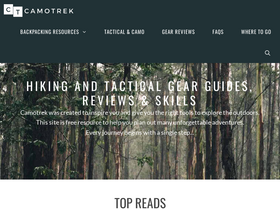 'camotrek.com' screenshot