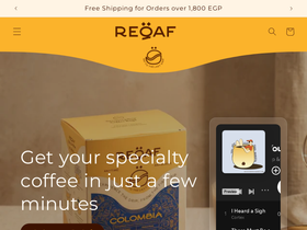 reqaf.co homepage screenshot