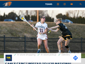 'bucknellbison.com' screenshot