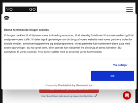 'yogo.dk' screenshot