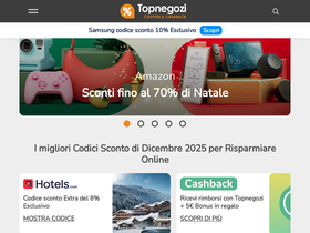 'topnegozi.it' screenshot