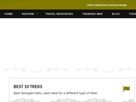 'caucasus-trekking.com' screenshot